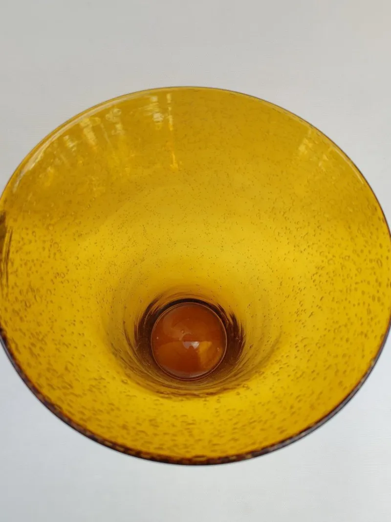 Pamono Vintage Bubble Glass Vase, 1970s> Vases