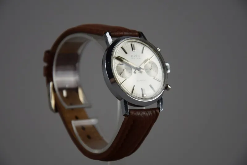 Discount Pamono Vintage BWC Swiss Made Chronograph, 1960