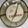 New Pamono Vintage Campari Clock, 1950s