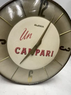 New Pamono Vintage Campari Clock, 1950s