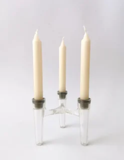 Pamono Vintage Candlesticks Hommage to Ceasar Stoffi & Fritz Nagel by by Koziol for Bmf, Set of 7> Candleholders