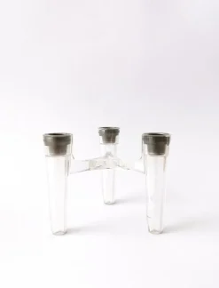 Pamono Vintage Candlesticks Hommage to Ceasar Stoffi & Fritz Nagel by by Koziol for Bmf, Set of 7><noscript><img width=