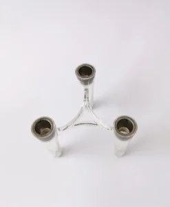 Pamono Vintage Candlesticks Hommage to Ceasar Stoffi & Fritz Nagel by by Koziol for Bmf, Set of 7><noscript><img width=