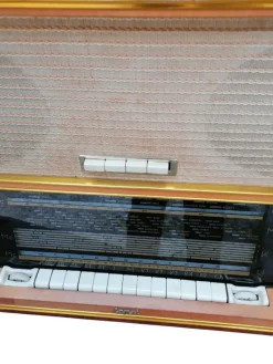 New Pamono Vintage Capri Model Valve Radio, 1950s