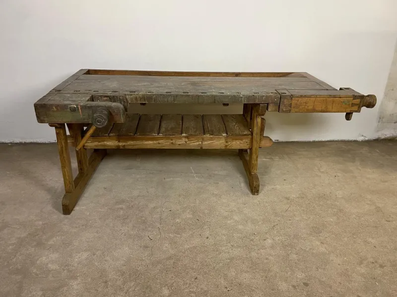 Discount Pamono Vintage Carpenters Plane Worktable