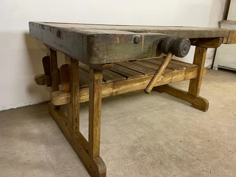 Discount Pamono Vintage Carpenters Plane Worktable