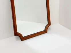 Pamono Vintage Carved Wood Framed Wall Mirror with Beveled Glass, 1930s><noscript><img width=