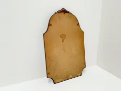 Pamono Vintage Carved Wood Framed Wall Mirror with Beveled Glass, 1930s><noscript><img width=