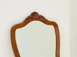 Pamono Vintage Carved Wood Framed Wall Mirror, 1930s><noscript><img width=