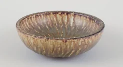 Pamono Vintage Ceramic Bowl in Birch Tree Glaze by Gunnar Nylund for Rörstrand> Bowls