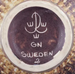Pamono Vintage Ceramic Bowl in Birch Tree Glaze by Gunnar Nylund for Rörstrand><noscript><img width=