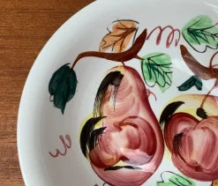 Sale Pamono Vintage Ceramic Bowl with Handpainted Floral Decor from S.S. Crown, Japan