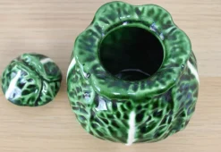 Sale Pamono Vintage Ceramic Cabbage Salt Shaker from Bordallo Pinheiro, Portugal, 1960s