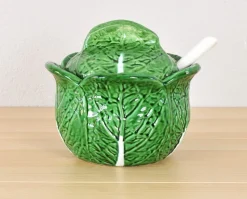 Sale Pamono Vintage Ceramic Cabbage Tureen Bowl from Bordallo Pinheiro, Portugal, 1960s