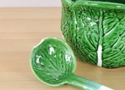Sale Pamono Vintage Ceramic Cabbage Tureen Bowl from Bordallo Pinheiro, Portugal, 1960s