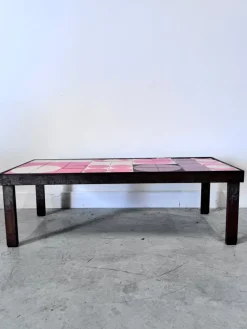 Pamono Vintage Ceramic Coffee Table by Roger Capron, 1960s
