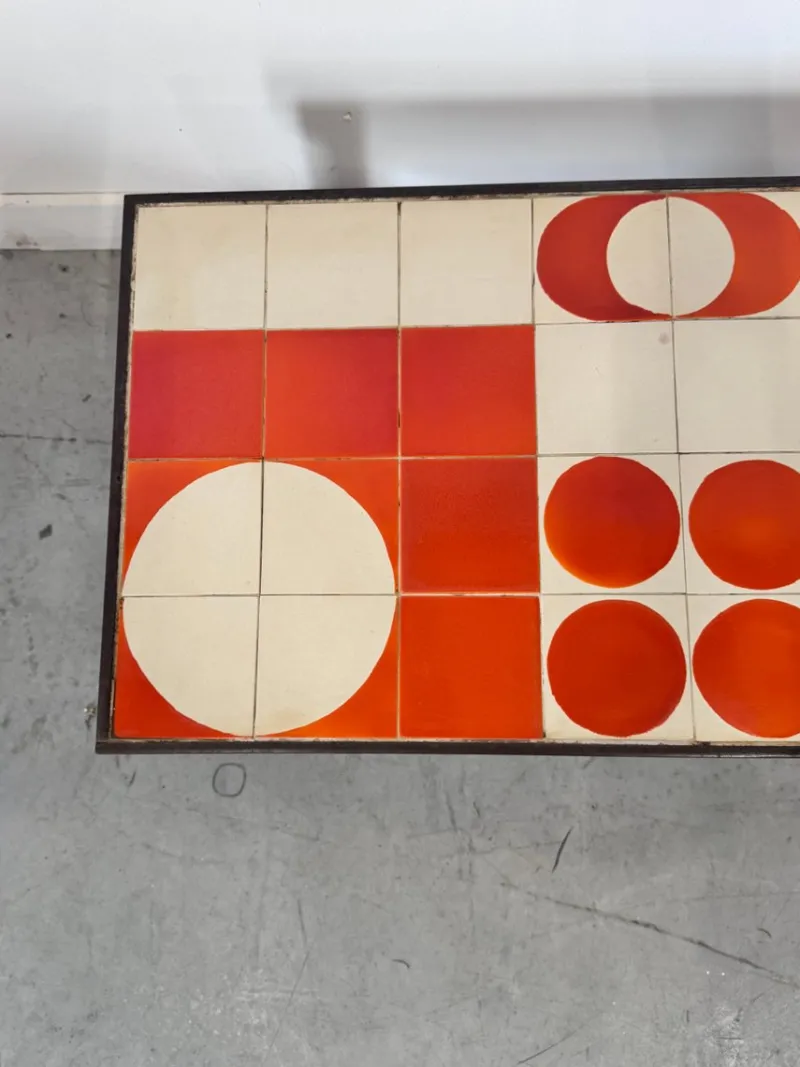 Pamono Vintage Ceramic Coffee Table by Roger Capron, 1960s