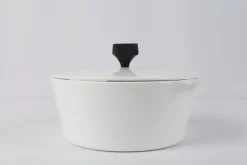 Pamono Vintage Ceramic Fire Resistant Pans from Pyroflam de Luxe, Set of 8><noscript><img width=