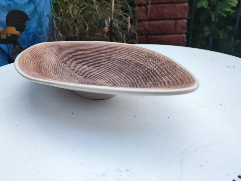 Sale Pamono Vintage Ceramic Model 1448 Platter from Jomaze Ceramics, 1950s
