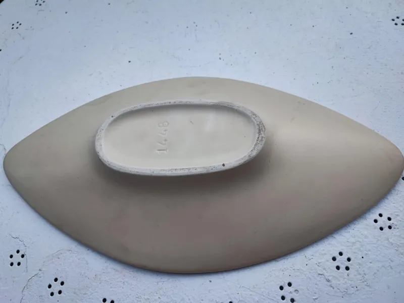 Sale Pamono Vintage Ceramic Model 1448 Platter from Jomaze Ceramics, 1950s