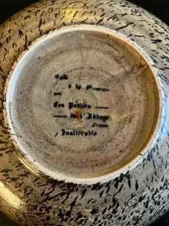 Pamono Vintage Ceramic Soup Tureen & Bowl from les potiers de l'abbaye, Set of 2><noscript><img width=