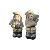 Pamono Vintage Ceramic Stone Garden Gnomes, France, 1950s, Set of 2> Garden Accessories