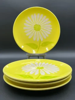 Pamono Vintage Ceramic Tableware Set by Ernestine Salerno, Italy, 1950s, Set of 13> Dinner Plates & Bowls