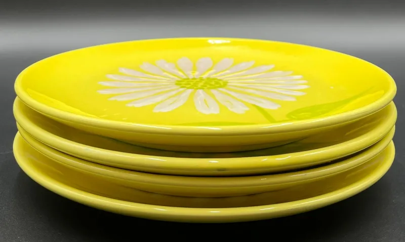 Pamono Vintage Ceramic Tableware Set by Ernestine Salerno, Italy, 1950s, Set of 13> Dinner Plates & Bowls