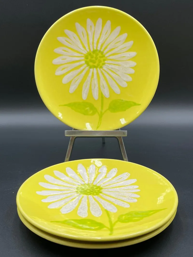 Pamono Vintage Ceramic Tableware Set by Ernestine Salerno, Italy, 1950s, Set of 13> Dinner Plates & Bowls