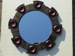 Best Pamono Vintage Ceramic Wall Mirror