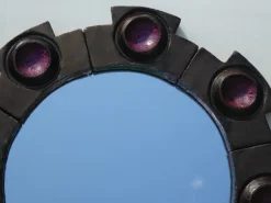 Best Pamono Vintage Ceramic Wall Mirror
