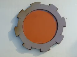 Best Pamono Vintage Ceramic Wall Mirror