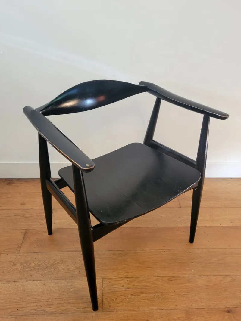 Discount Pamono Vintage CH35 Chair by Hans J. Wegner for Carl Hansen, 1950s