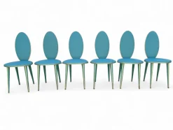 New Pamono Vintage Chairs in the style of Umberto Mascagni, 1950s, Set of 6