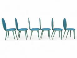 New Pamono Vintage Chairs in the style of Umberto Mascagni, 1950s, Set of 6