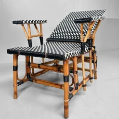 Pamono Vintage Chaise Longue Set from Maison Louis Drucker, 1970s, Set of 3><noscript><img width=