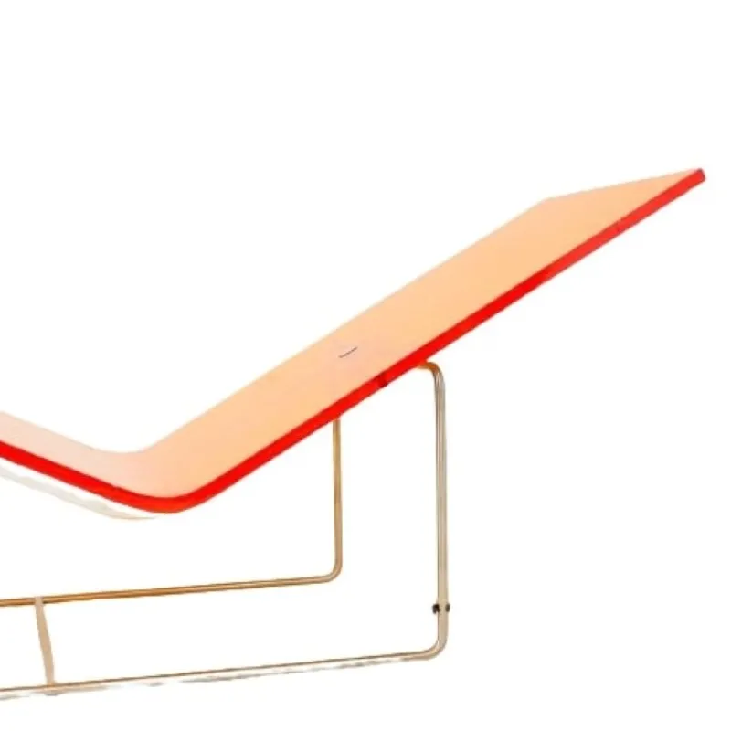 Pamono Vintage Chaise Lounge in Orange by Jean-Marie Massaud, 1990s> Daybeds & Chaises Lounges