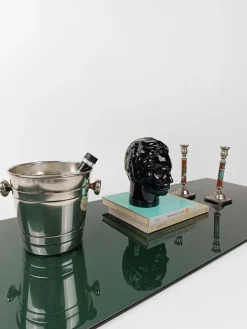 Discount Pamono Vintage Champagne Bucket with Knobs in Stainless Steel attributed to Broggi, Italy, 1970s