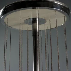 Pamono Vintage Chandelier in Glass, 1960s><noscript><img width=