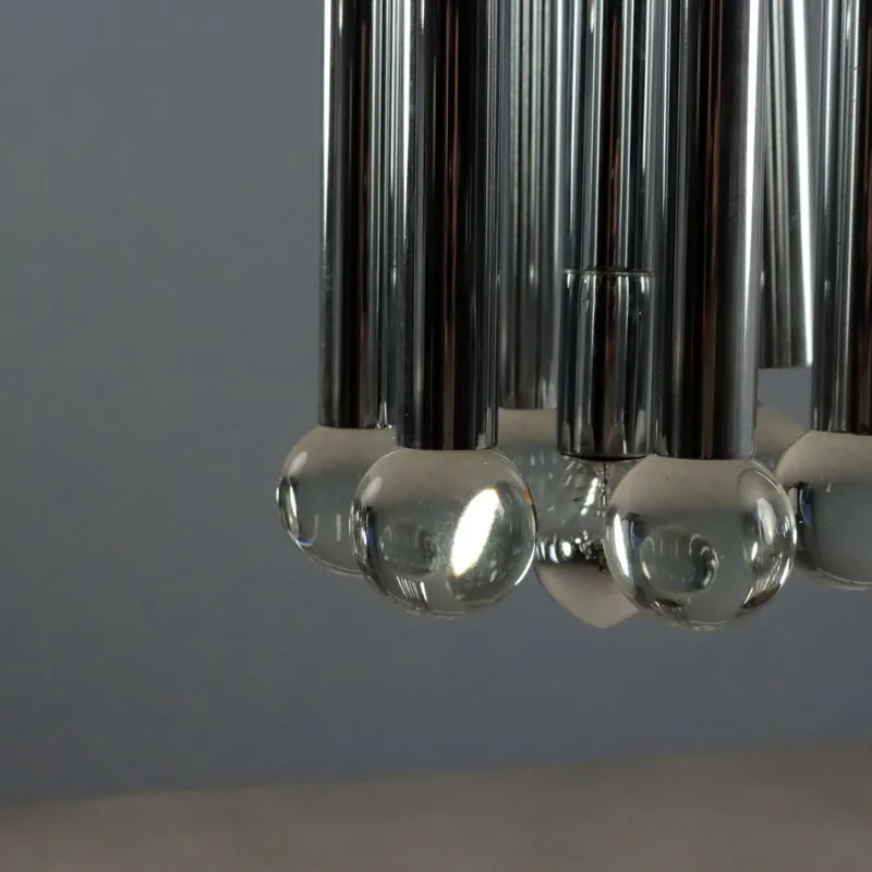 Pamono Vintage Chandelier in Glass, 1960s> Ceiling Lights