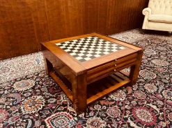 Pamono Vintage Cherrywood Game Table> Game Tables