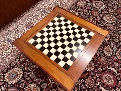 Pamono Vintage Cherrywood Game Table><noscript><img width=