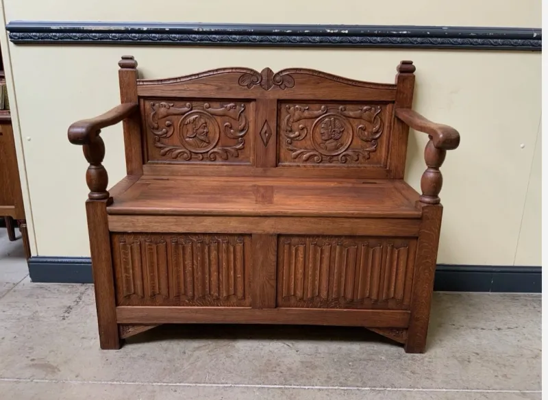 Pamono Vintage Chest Bench, 1930s> Benches