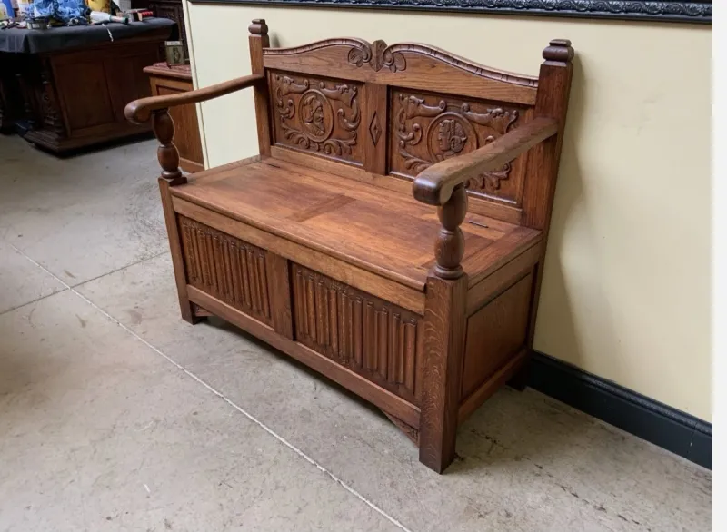 Pamono Vintage Chest Bench, 1930s> Benches