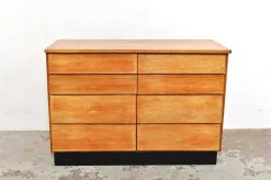 Discount Pamono Vintage Chest of Drawers in Beech, 1950s