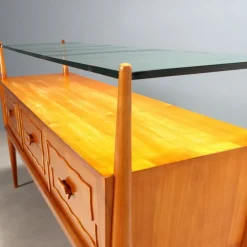 Discount Pamono Vintage Chest of Drawers in Cherrywood Veneer, 1950s