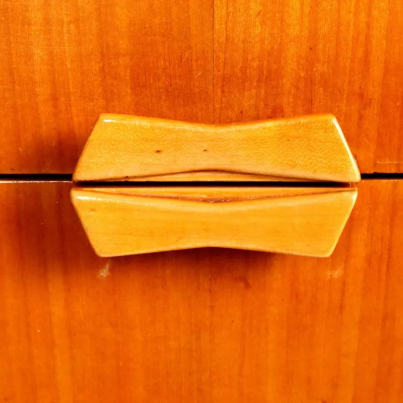 Discount Pamono Vintage Chest of Drawers in Cherrywood Veneer, 1950s