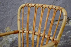 Sale Pamono Vintage Children's Rocking Chair in Rattan