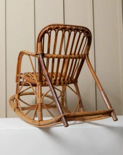 Best Pamono Vintage Children's Rocking Chair in Bamboo, 1970s