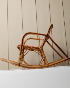 Best Pamono Vintage Children's Rocking Chair in Bamboo, 1970s